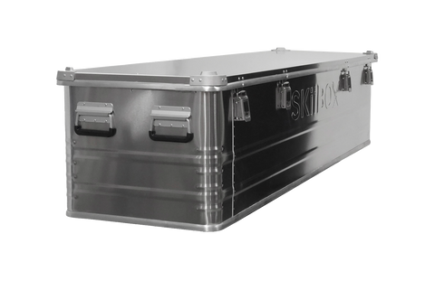 SKIIBOX transportboks for tilhengerfeste – aluminium